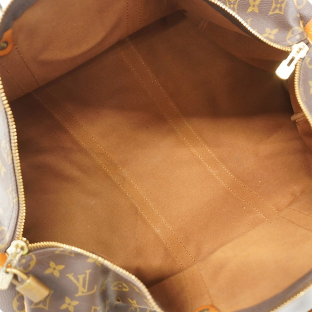 LOUIS VUITTON Brown Monogram Keepall 45 Boston Bag - Picture 4 of 14